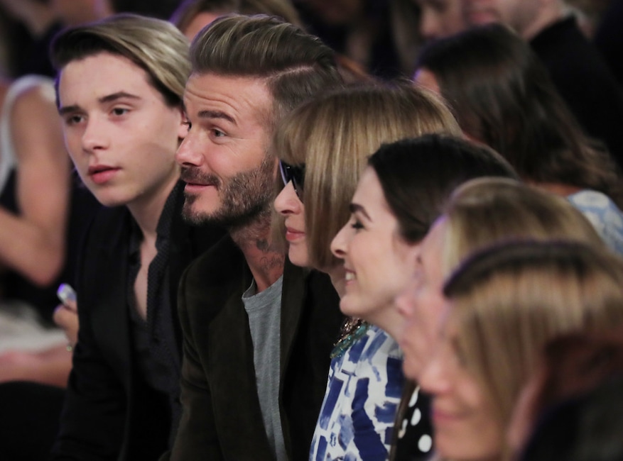 Brooklyn Beckham, David Beckham, Anna Wintour, NYFW 2016